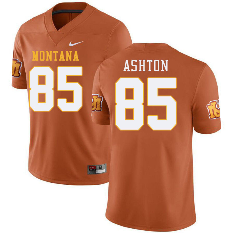 Montana Grizzlies #85 Micah Ashton College Football Jerseys Stitched Sale-Throwback
